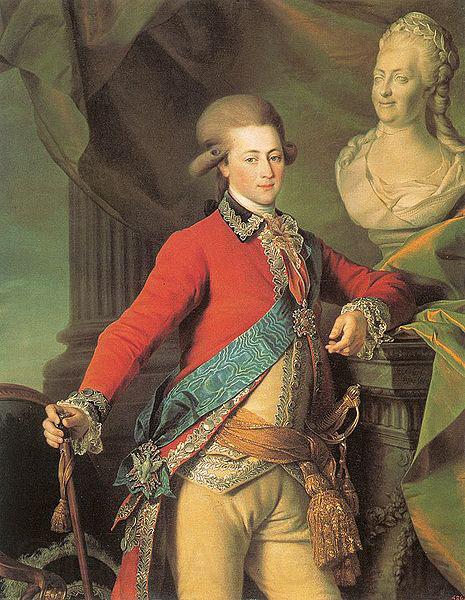 unknow artist Portrait of Alexander Lanskoy, Aide-de-camp to the Empress